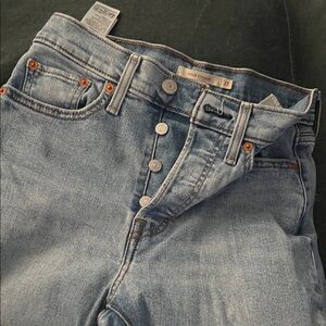 Levi's Light Blue Straight Leg Jeans